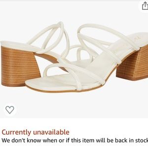 Matisse Strappy White Heel